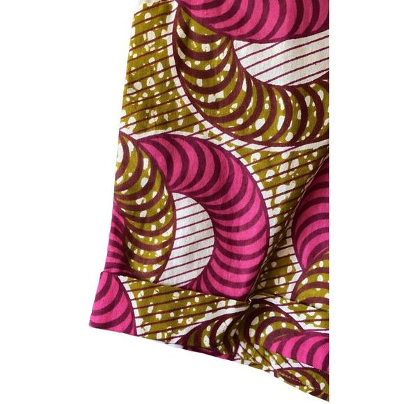 High Waist Women Shorts - Pink and Brown - Picture 5 of 9